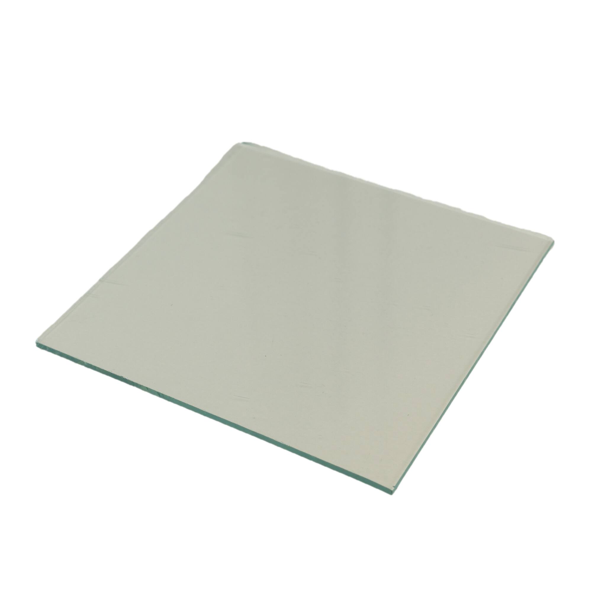 6" x 6" Icicle Clear Smooth Transparent Fusible Glass